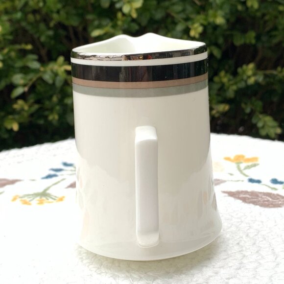 Vtg 70s MIKASA Noir Sugar & Creamer Set - Picture 8 of 13